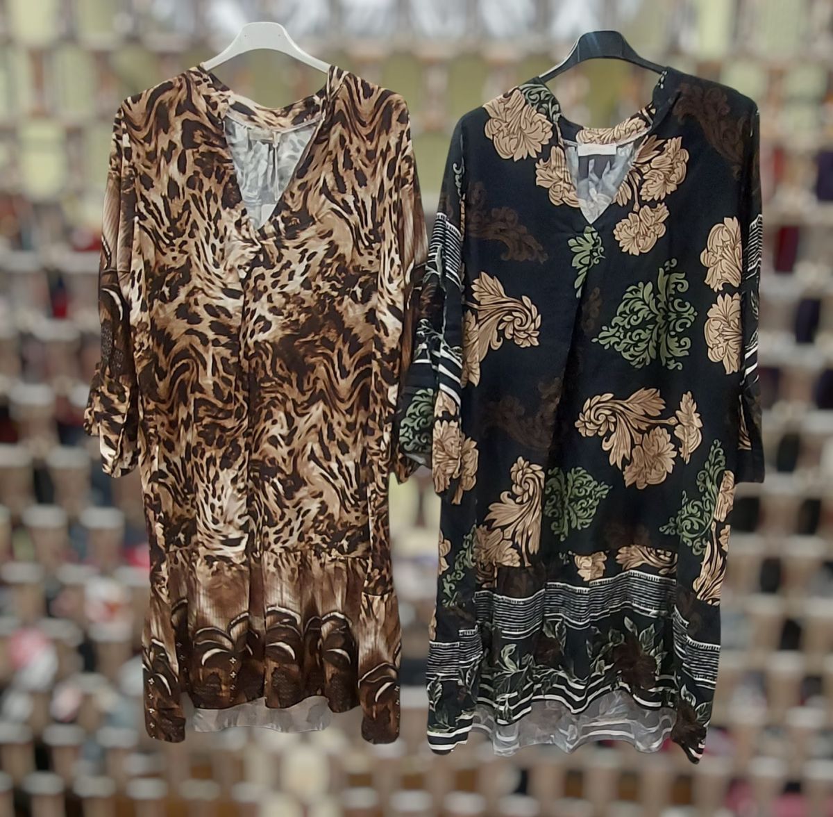 Rochie cu imprimeu, en-gross