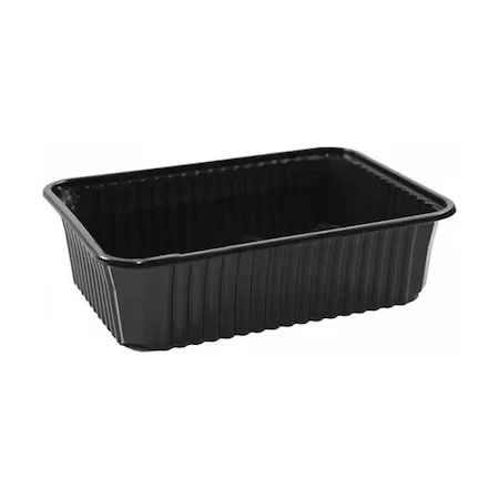 CASEROLE NEGRE PENTRU MICROUNDE + CAPAC 1000CC (100BUC/SET)