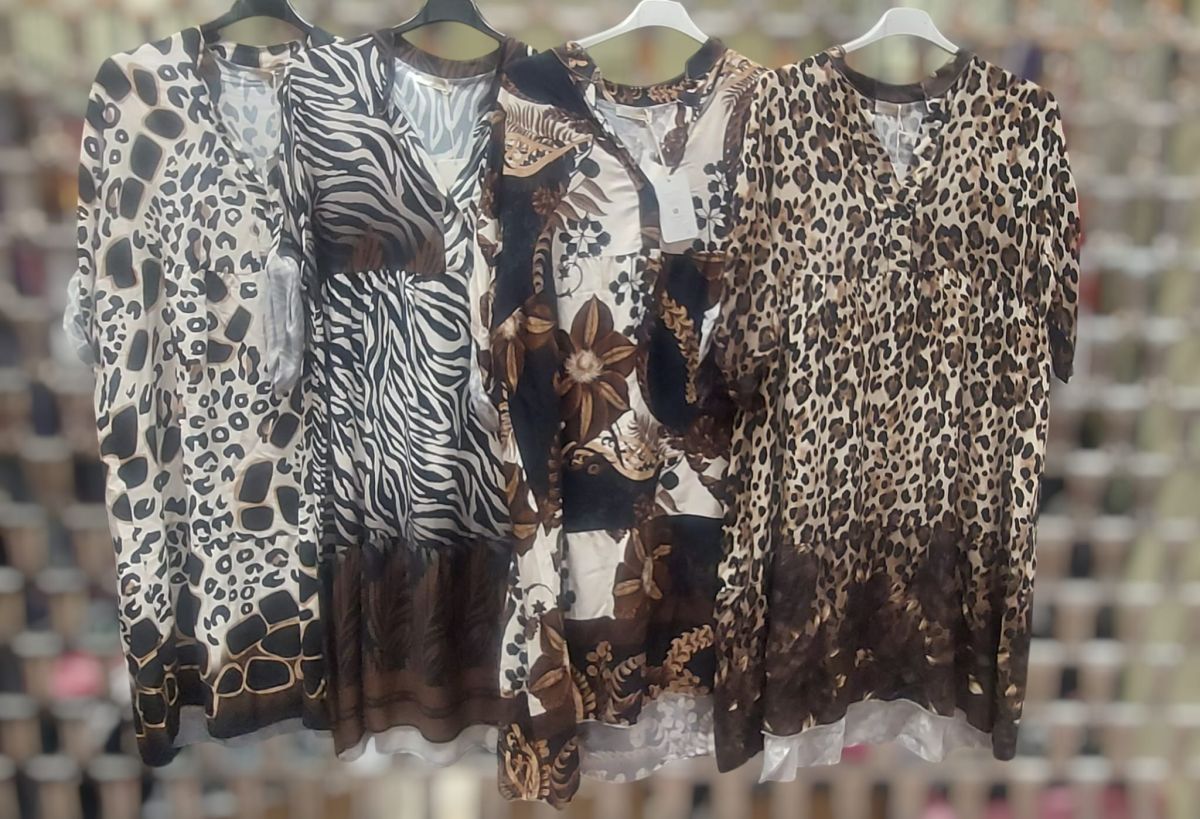 Rochie cu imprimeu, en-gross