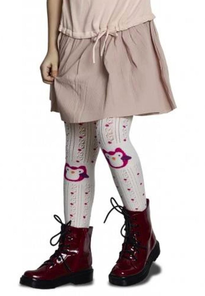 Dres fetițe Penti Pretty ,,Sissy\'\', bumbac- imprimeu hazliu cu pinguin, culoare vanilie Engros