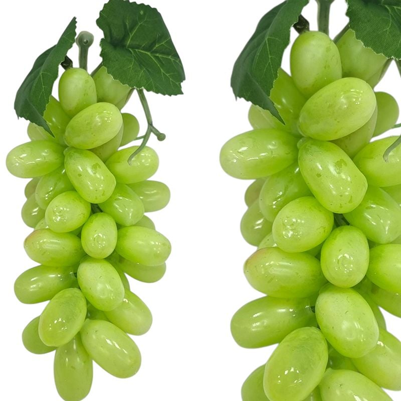 Struguri artificiali din silicon 22cm, verde, en-gros