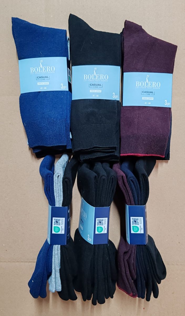 Sosete Barbat 3xset ,Colorat,Engros