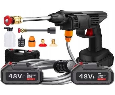 Aparat De Spalat Engros Cu 2 Acumulatori 48V-60 Bar/ 800W