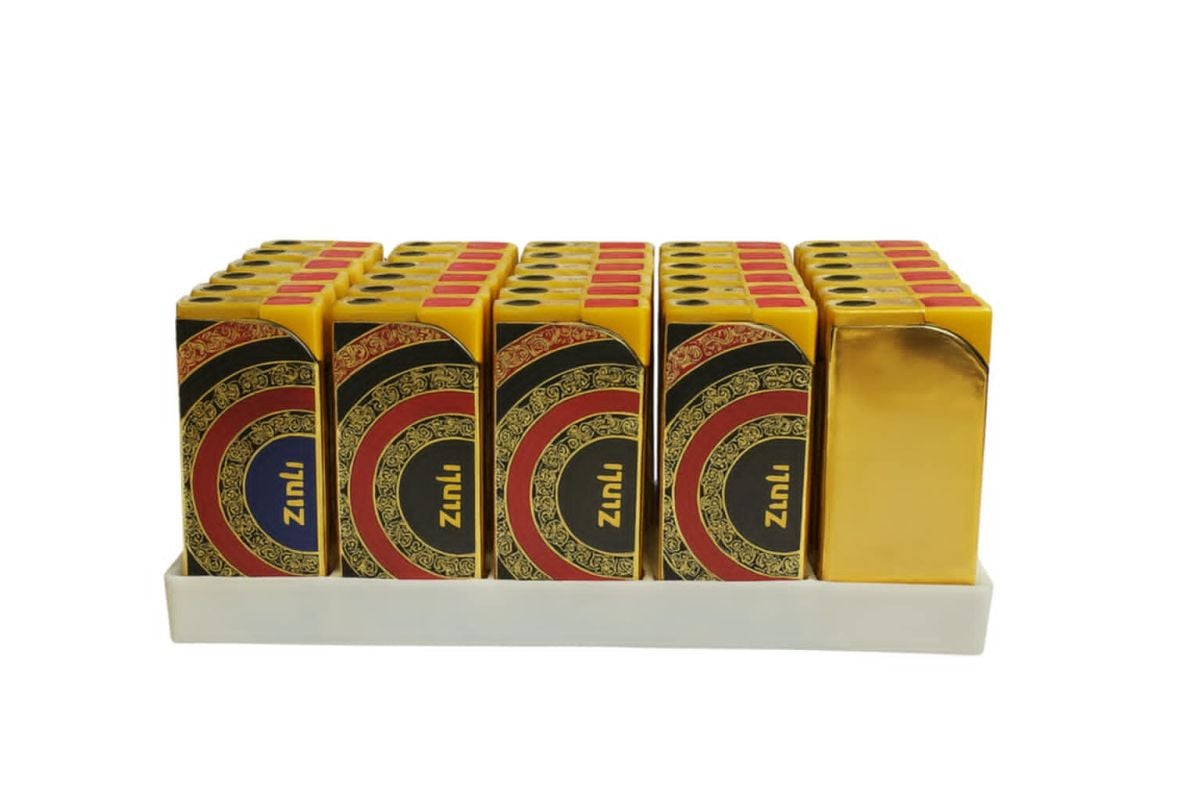 brichetă metalică Brichete model 018-antivant (50 bucăți)
