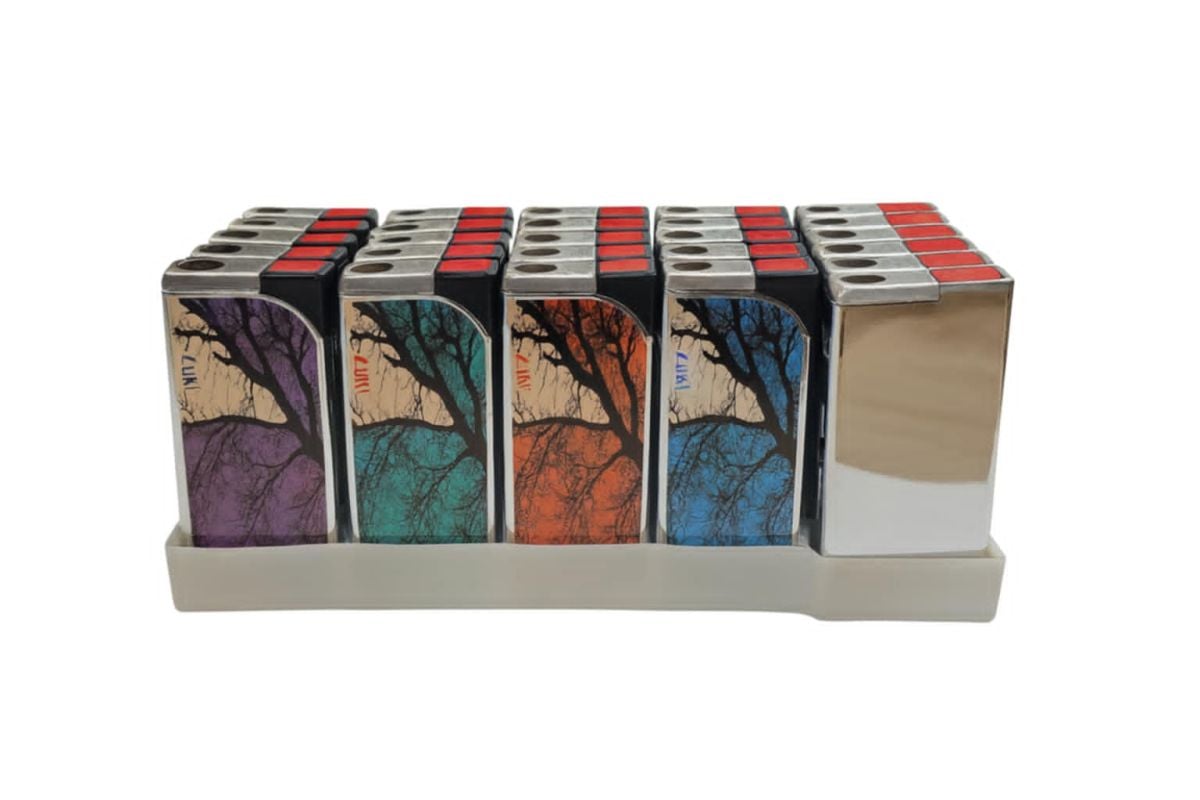 brichetă metalică Brichete model 018 -antivant (50 bucăți)