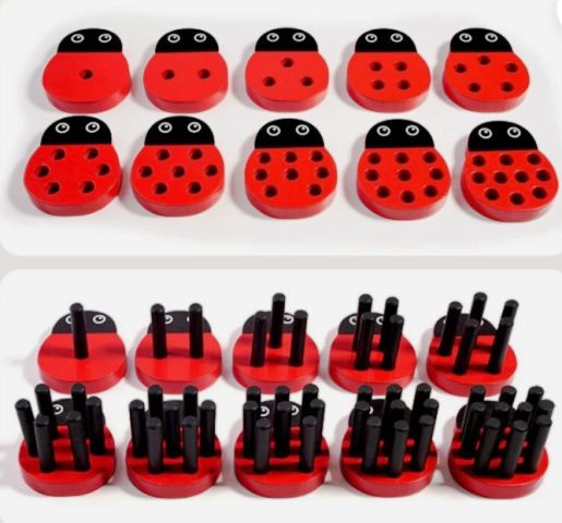 Montessori Joc matematic cu 10 gargarite Engros