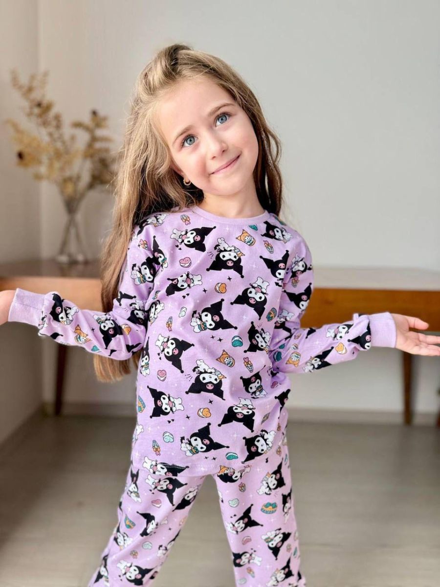 Pijamale Engros pentru fete, cu model imprimat