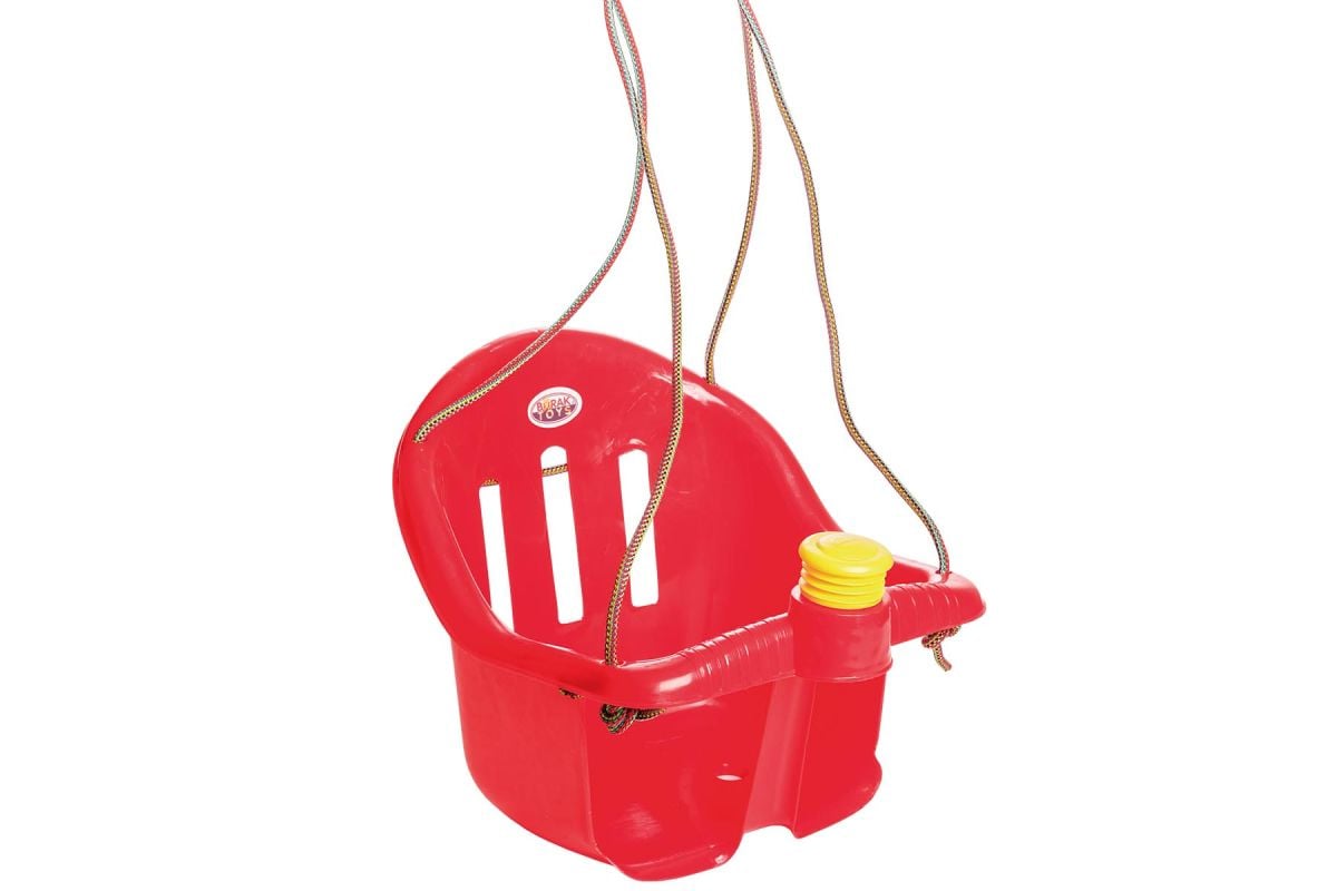 Leagan pentru Copii cu Spătar și Protecție Frontală 48x25x13 cm En-Gros