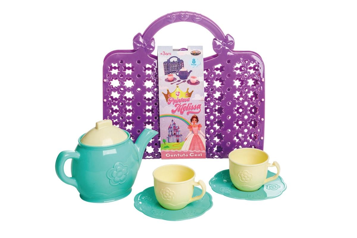 Set Ceai pentru Fetițe – Gentuță Eleganta  22×20×8 cm En-Gros