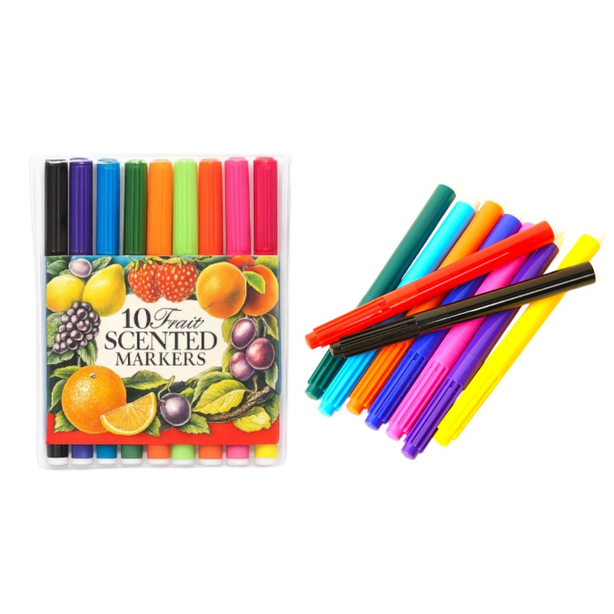 Carioci Parfumate 10 Culori cu Arome de Fructe 12/set Groase 14cm Diferite Culori Engros
