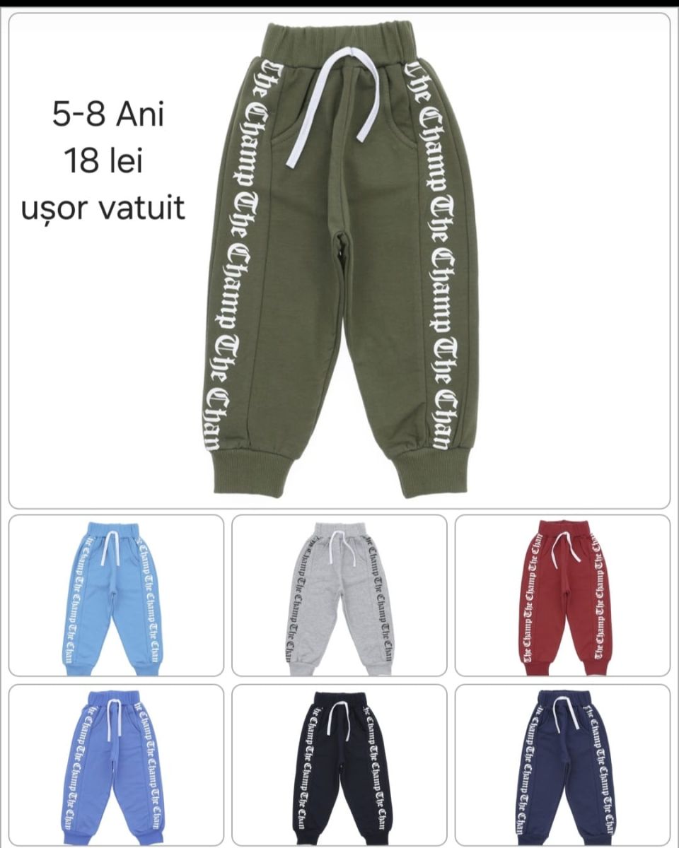 Pantaloni sport Engros pentru baieti, cu model imprimat