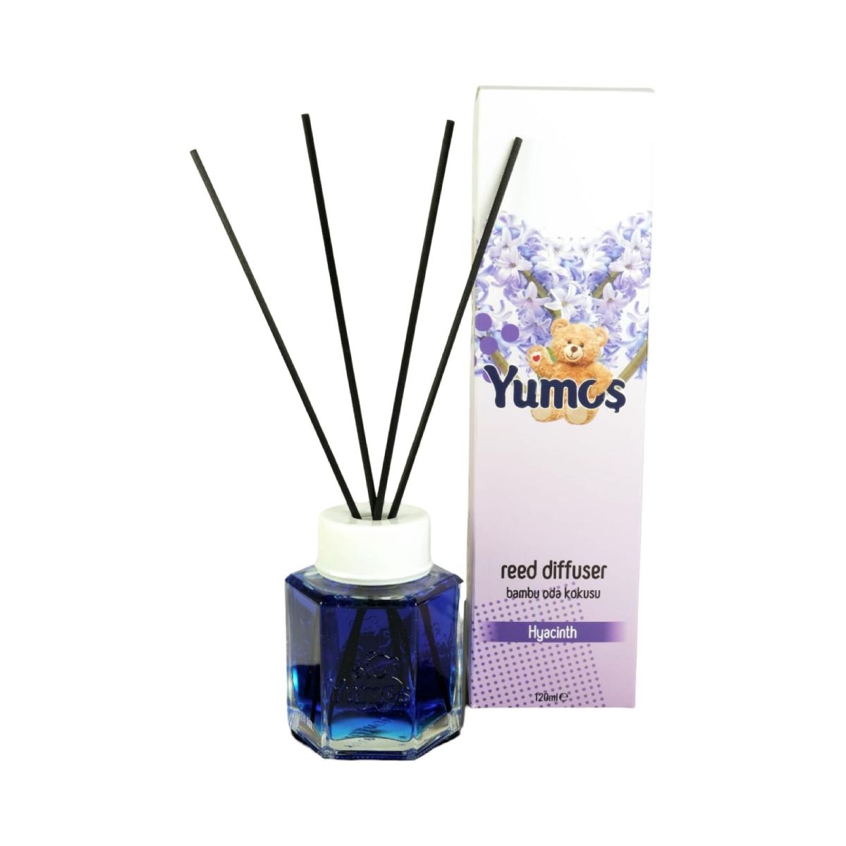 Odorizant YUMOS de camera cu betisoare bambus AROMA DE HYACINTH ZAMBILA ENGROSS