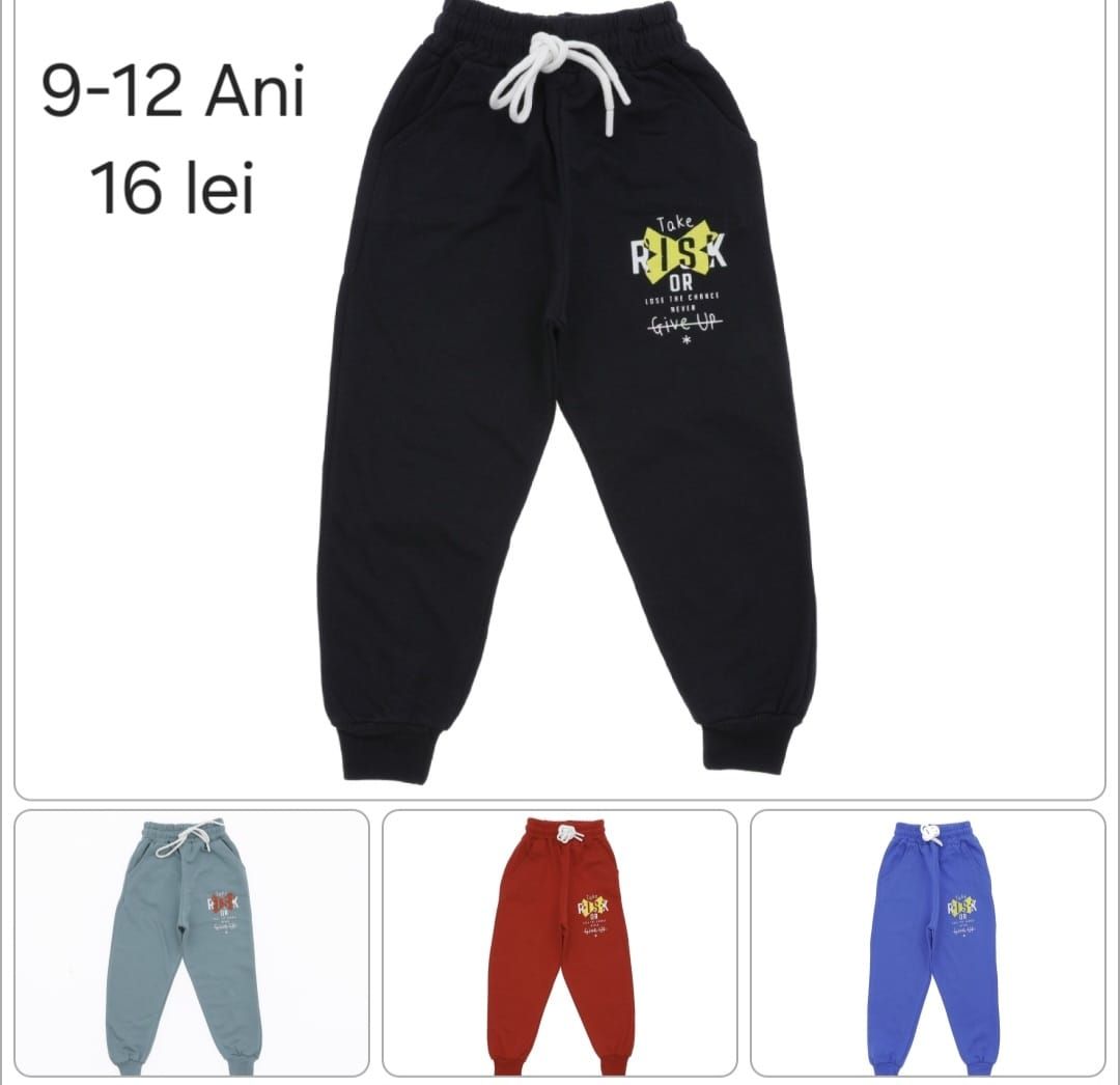 Pantaloni sport Engros pentru baieti, cu model imprimat