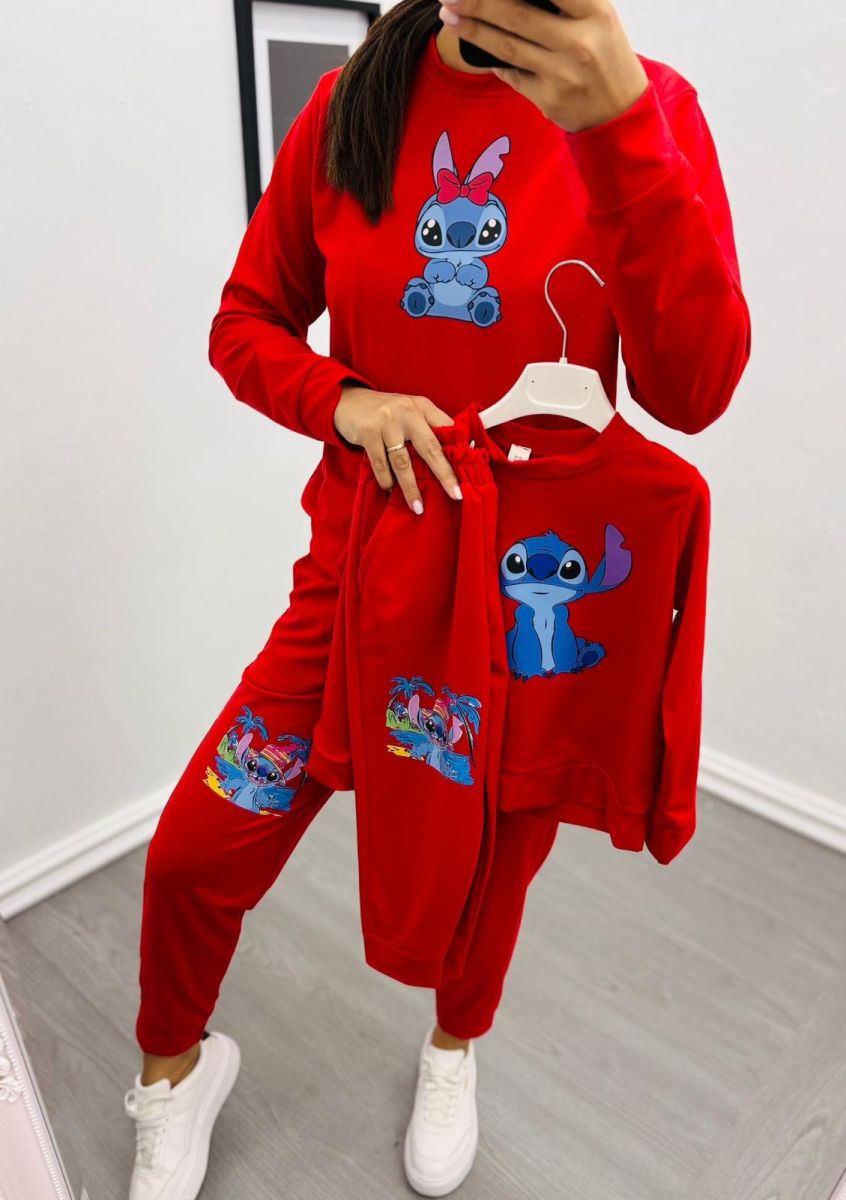 Set compleuri mama-copil Engros, 2 piese, cu model imprimat