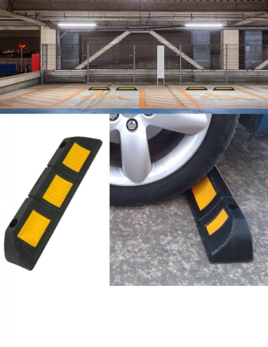 Opritor Auto engross Reflectorizant, pentru locul de parcare sau blocare roti,cauciuc, benzi reflectorizante