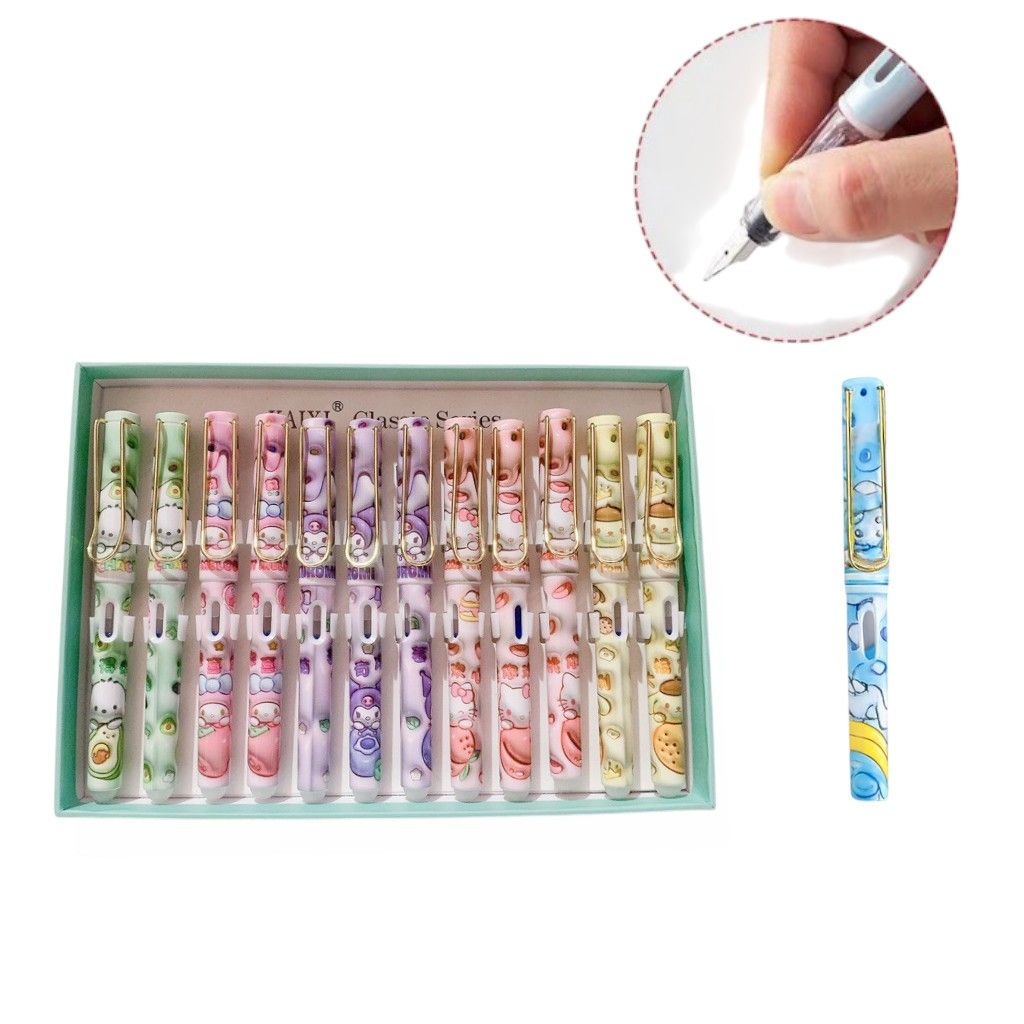 Stilouri Colorate 12/set cu Modele Haioase, 12cm Diferite Modele Engros