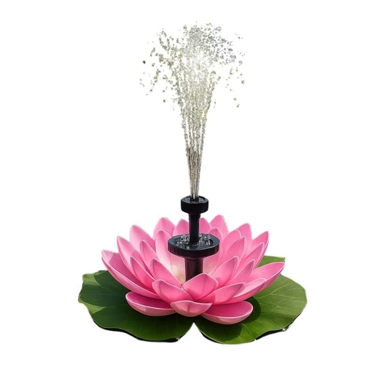 Fantana arteziana Engros, solara, forma de lotus