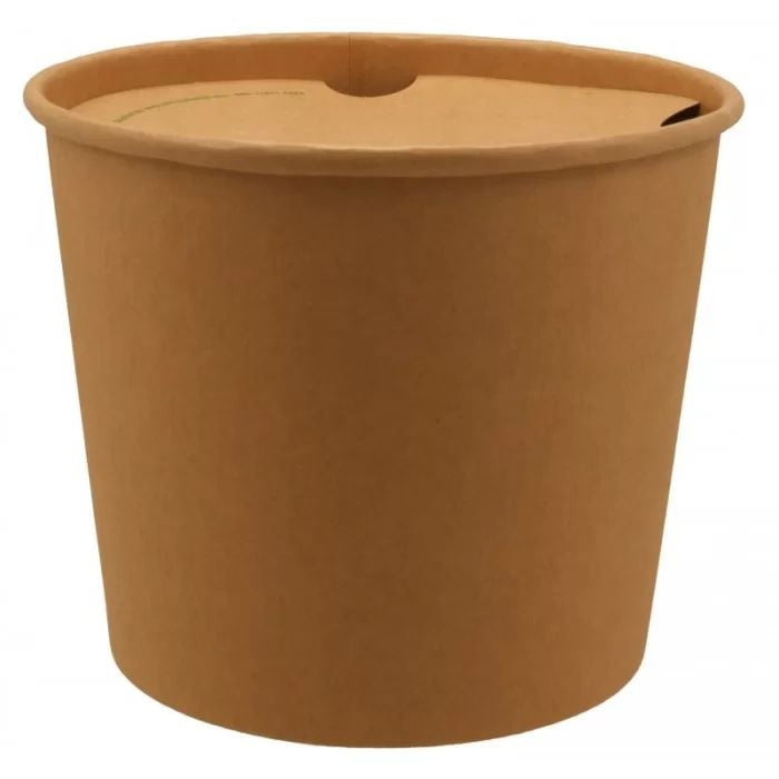 BOLURI DIN CARTON CU CAPACE PENTRU BUCKET 2550cc -Ø189 mm (50 buc/set)