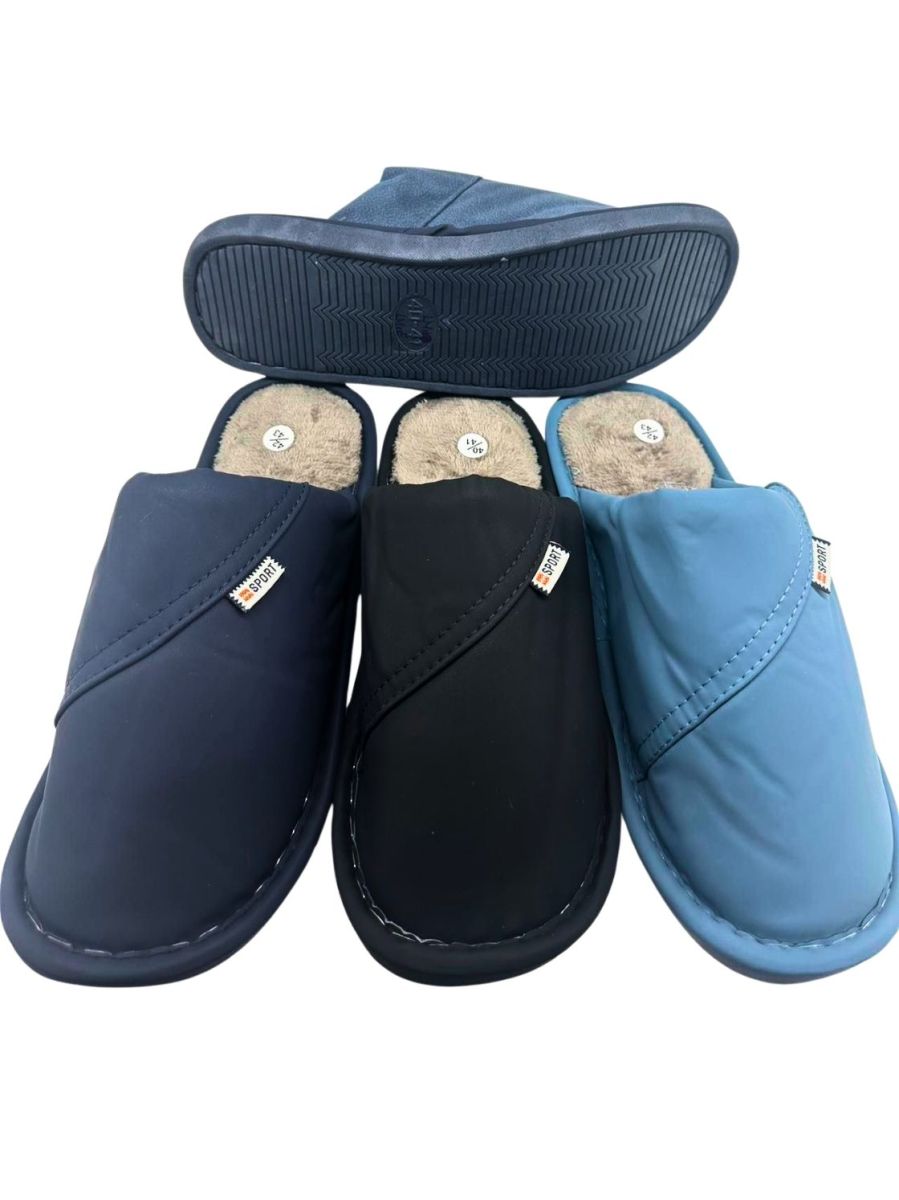 Papuci de Casa Barbati, Material Usor Impermeabil, Model Clasic, Talpa Flexibila, Engross, Marimi 40-45, 12buc/serie