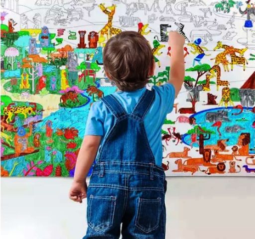 Mideer Africa poster pentru colorat 117*81.2cm Engros