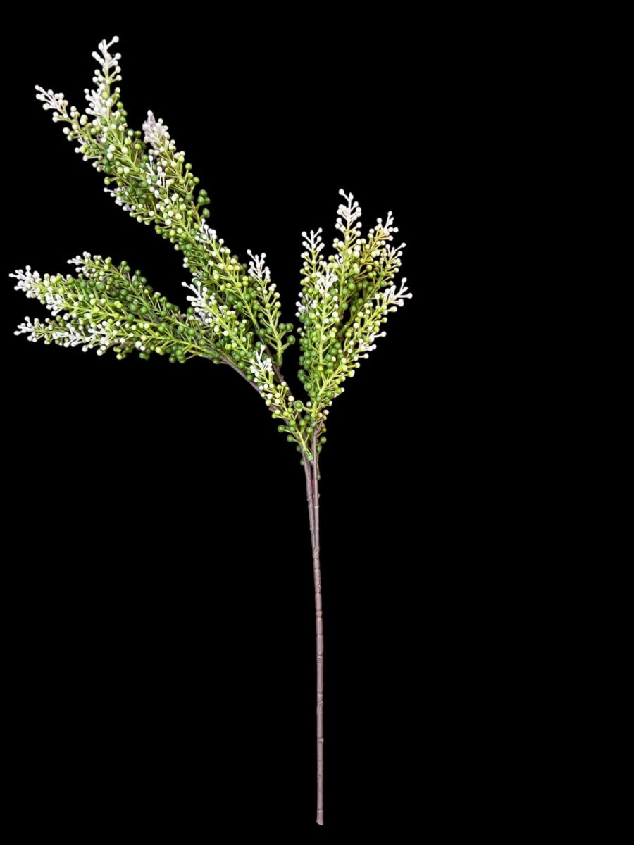 Buchet iarba silicon artificial 3 fire, Flori artificiale En-Gros, 60 cm