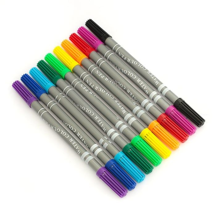 Carioci 16cm cu Doua Capete 10 Culori 12/set Engros
