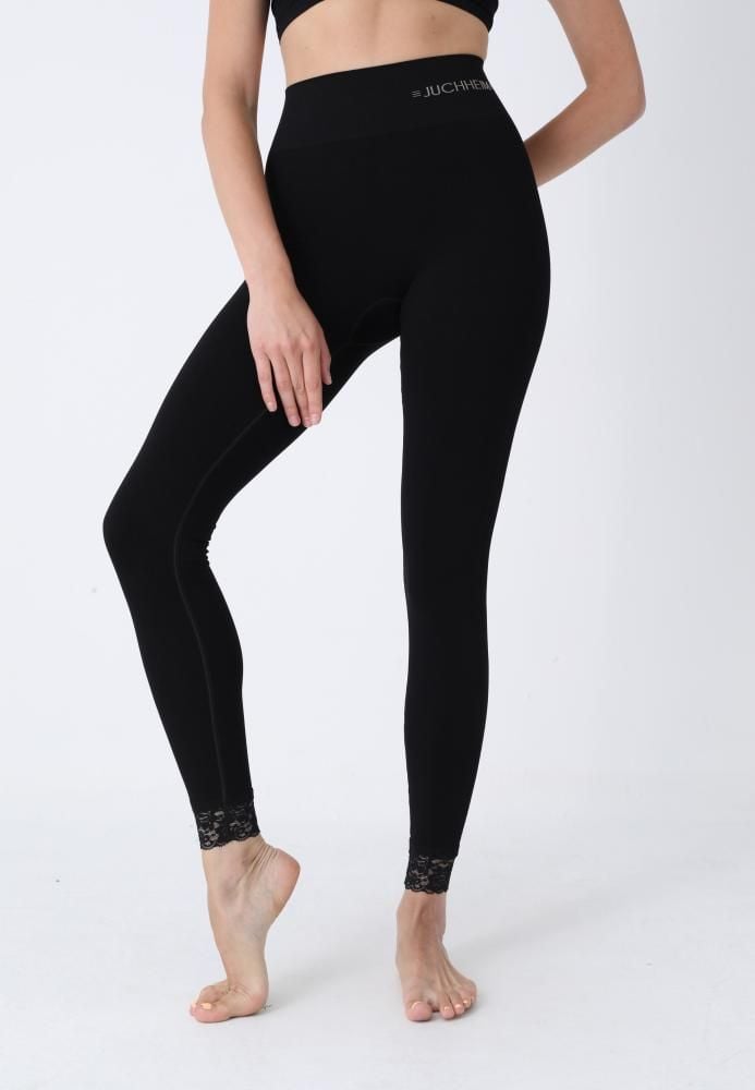 Colant Dama Modelator Lung Cu Dantela,NEGRU,ENGROS