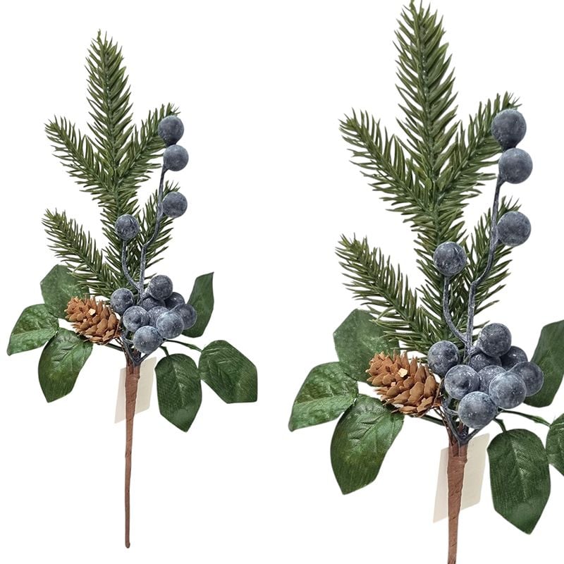 Crenguta Craciun decorativa, engros 30 cm inaltime