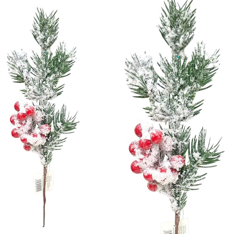 Crenguta Craciun decorativa, engros 30 cm inaltime