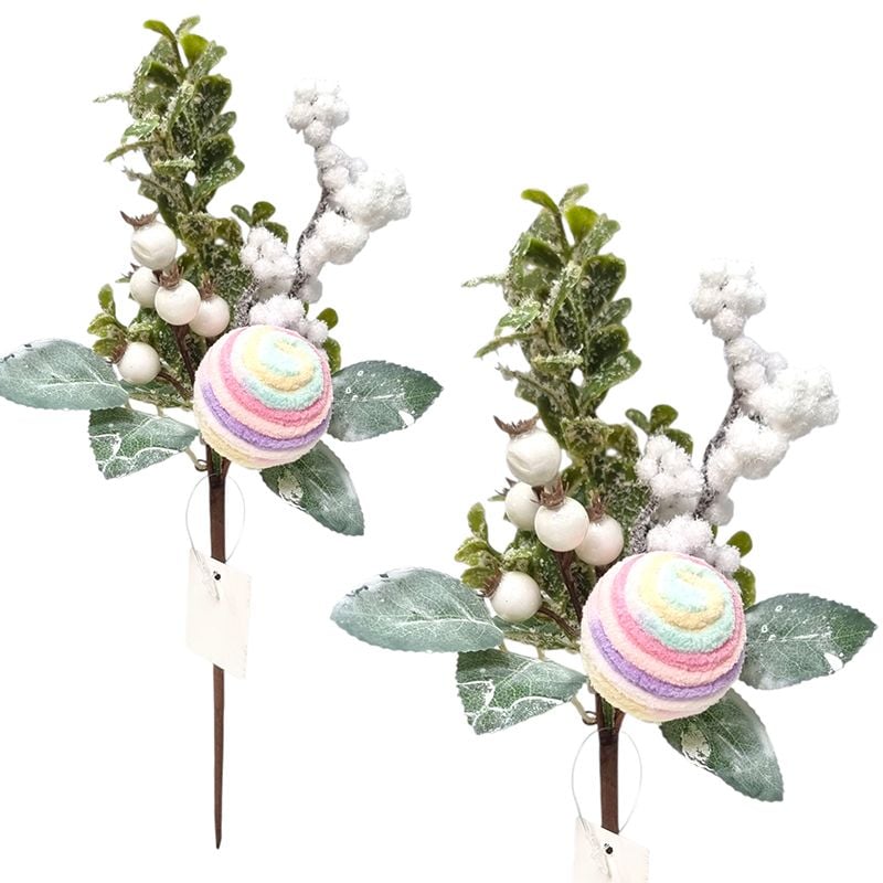 Crenguta Craciun decorativa, engros 30 cm inaltime