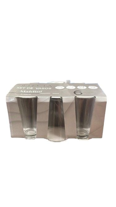 Set 6 pahare sticla 300ml engros