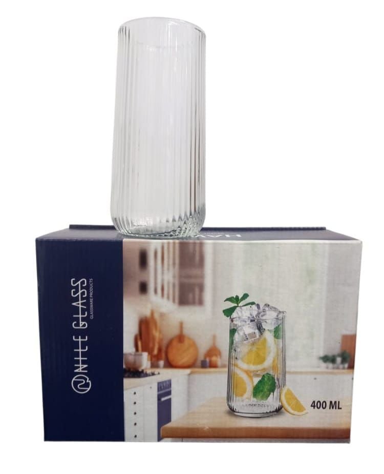 Set 6 pahare lungi 400 ml