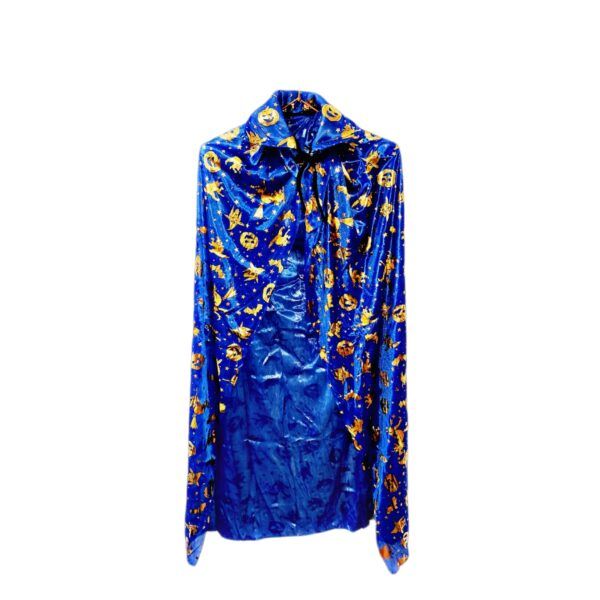 Pelerină textil Halloween 140cm engros albastra