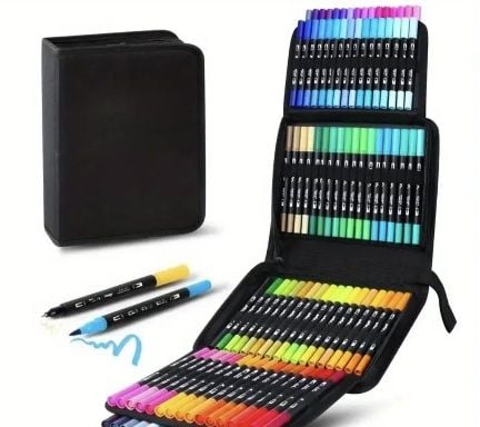 Set 48 carioci  2 capete liner+ pensula Engros