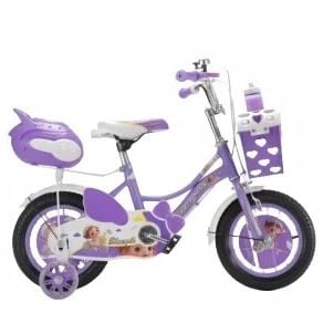 Bicicletă Copii Engros 16 Inch, Cu Roți Ajutătoare, Coș Și Portbagaj (4-8 Ani).