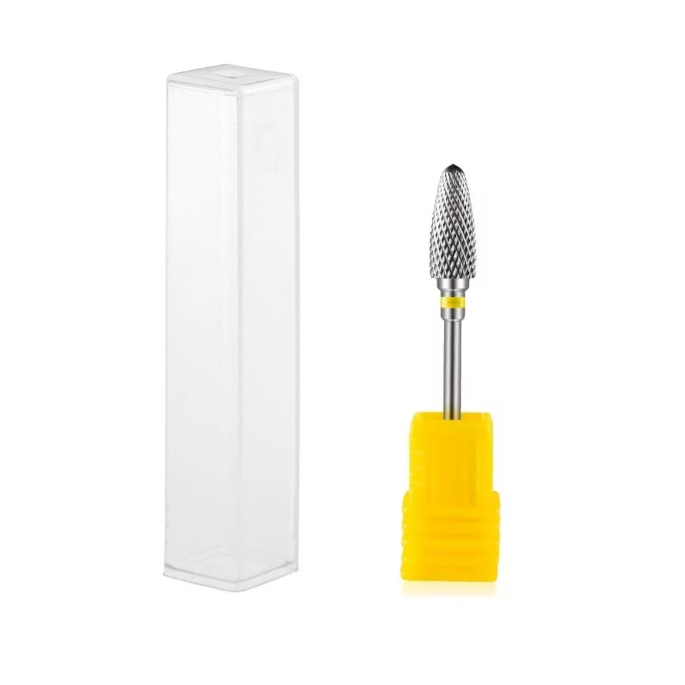 Capat freza carbid argintiu Cylinder XF galben, Sela engros