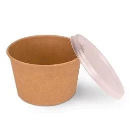 BOL DIN CARTON KRAFT NATUR PENTRU SUPA+CAPAC 460ML (1000 buc/set)