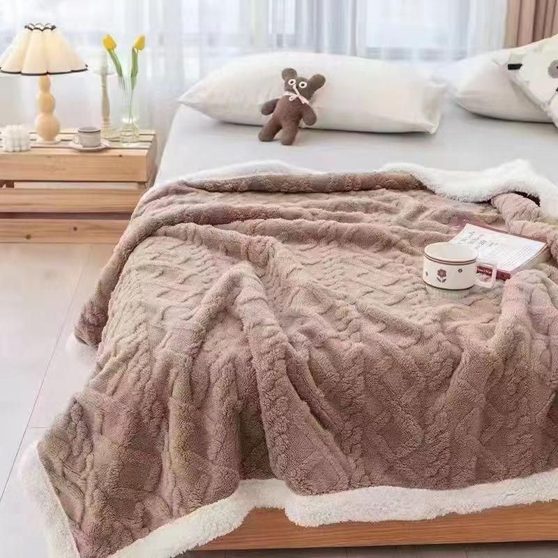 Paturi En-Gros, Maro, Material Cocolino Premium cu Blanita, 200x230, pentru Pat Dublu, Model Tricotat
