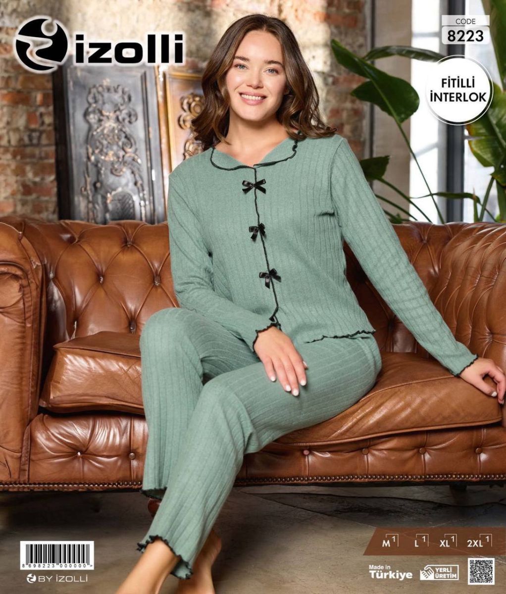 Pijamale dama nasturi Engros, Izolli