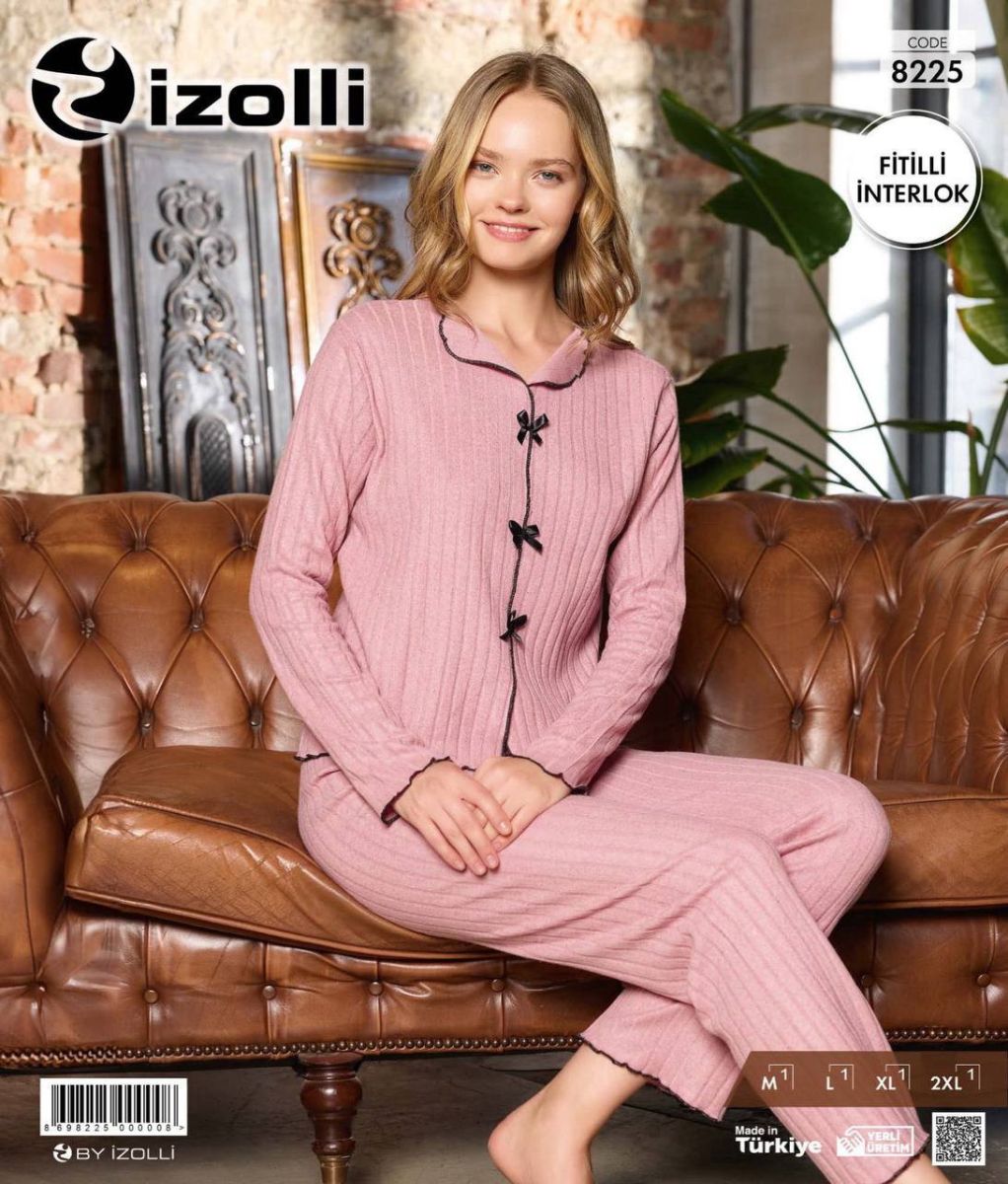 Pijamale dama nasturi Engros, Izolli