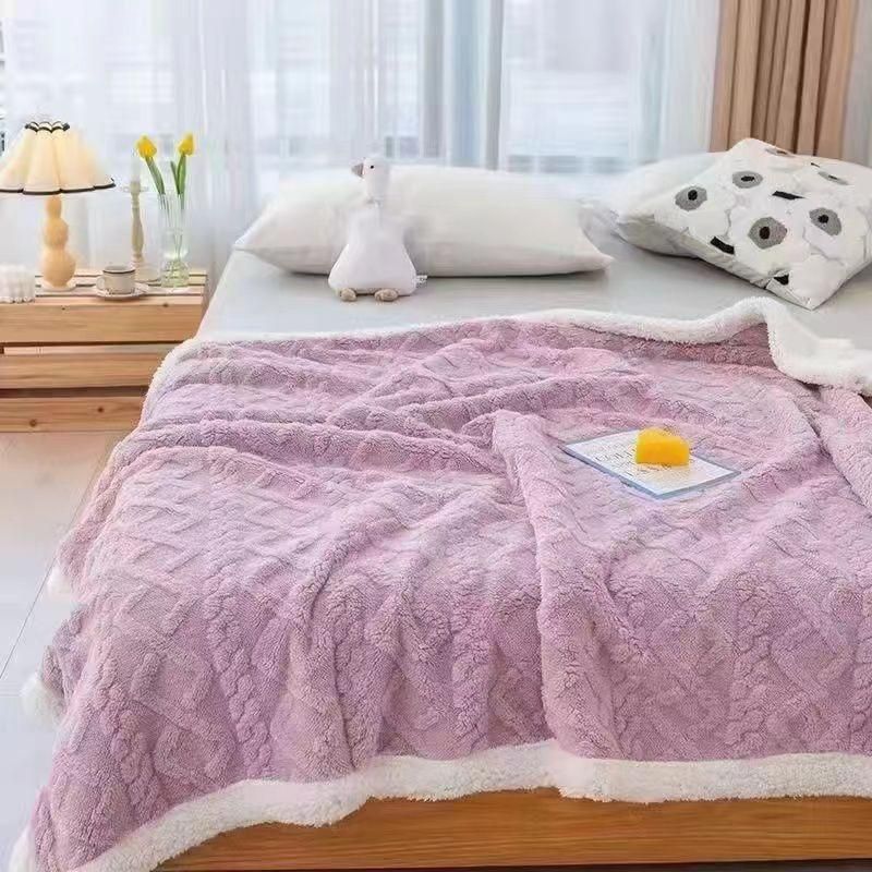 TRIO Paturi En-Gros, SERIE 3 CULORI DIFERITE, Material Cocolino Premium cu Blanita, 200x230, pentru Pat Dublu, Model Tricotat