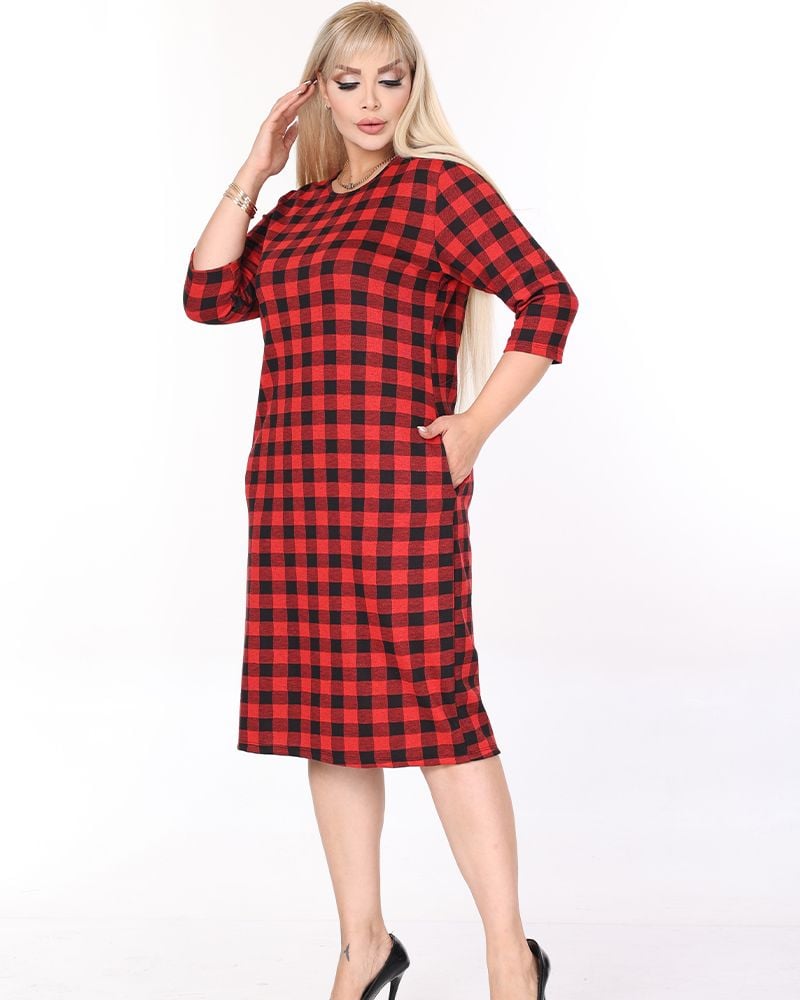 Rochie Dama, Engros, cu buzunare, model casual , marimi mari