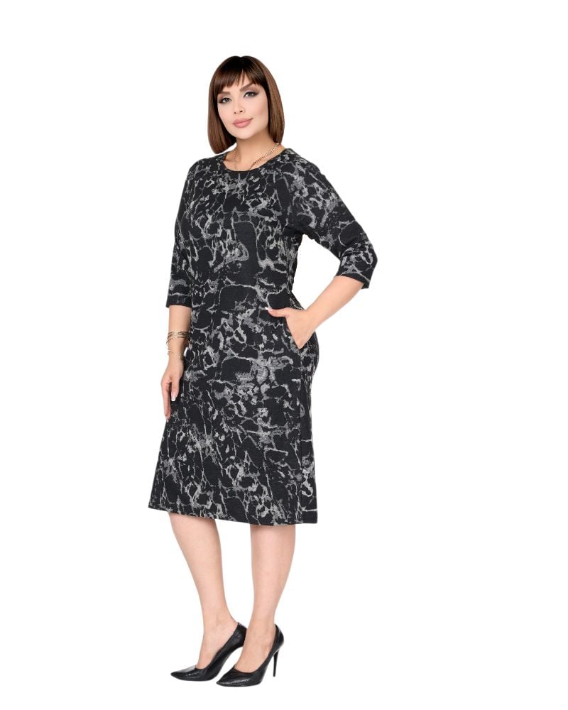 Rochie Dama, Engros, cu buzunare, model casual , marimi mari