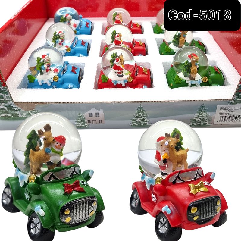 Globulete decorative de sarbatoare sticla, engros 9/buc pe set cu imagini diverse 7 x 7 cm