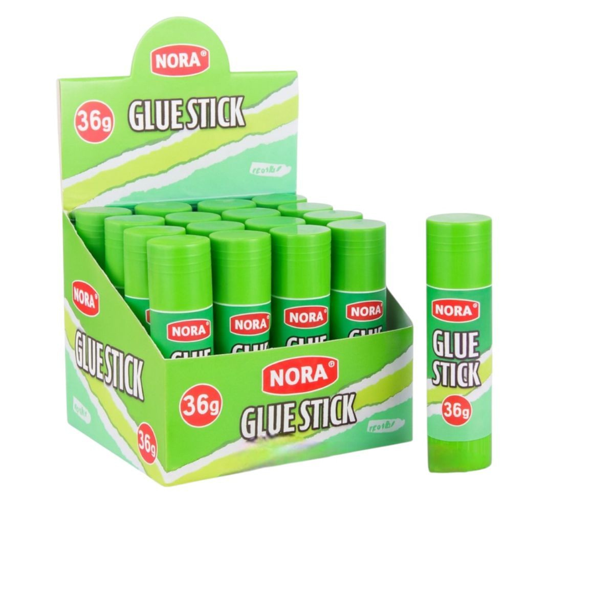 Lipici Solid 12/set pentru Școală 36g Non-Toxic, Aplicare Curată și Rapidă Engros