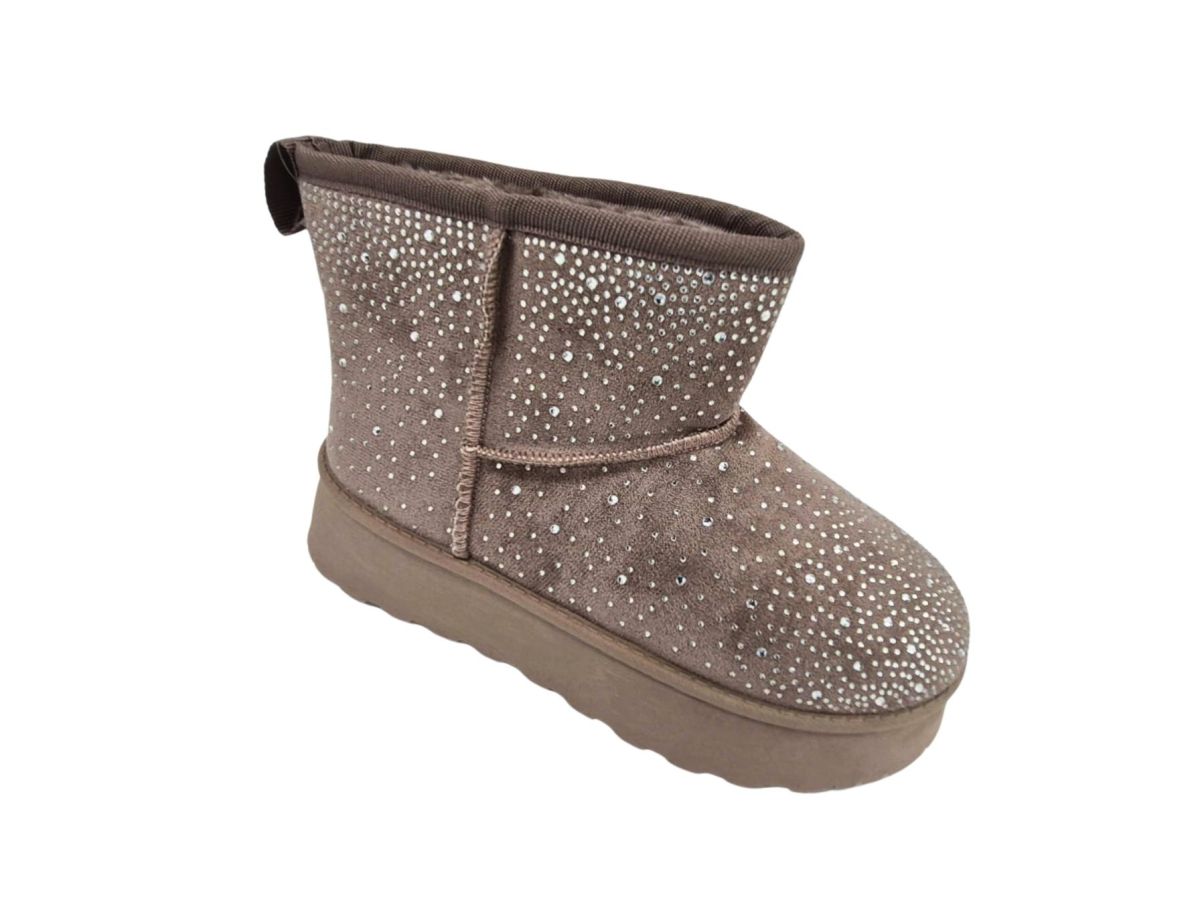 Cizme Dama tip UGG, Aplicatii Sclipitoare, Talpa Inalta, Interior Imblanit, Engross, Marimi 36-40, 8buc/bax