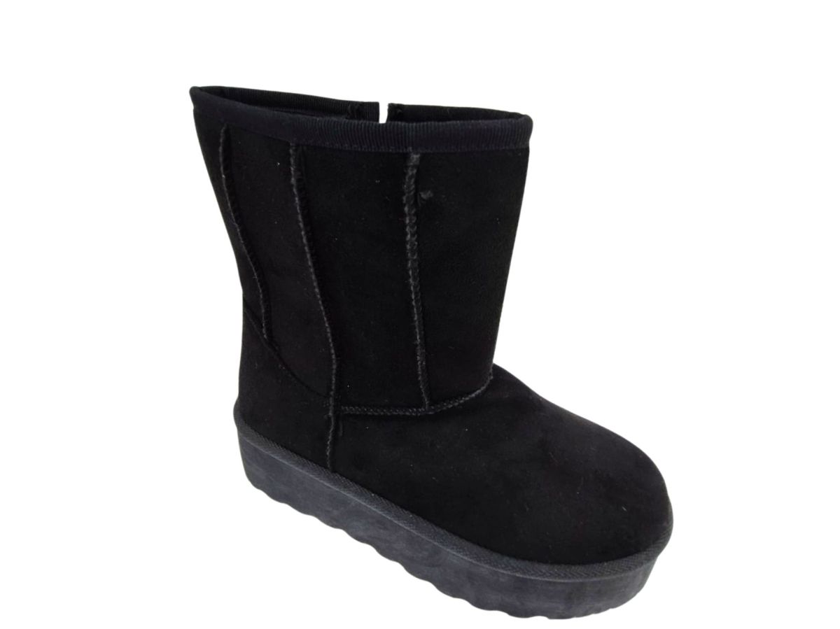Cizme Dama tip UGG, Imblanite, Inalte, Material tip Suede, Talpa Inalta, Engross, Marimi 36-41, 8buc/bax negru