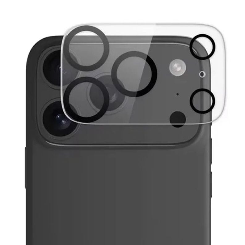 Folie Camera pentru iPhone 17 Pro Max, Protectie din Sticla, Transparent Engros