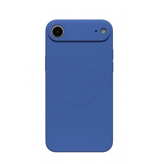 Husa Smooth Guard MagSafe pentru iPhone 17 Air, Antisoc, Incarcare Wireless, Silicon, Bleumarin Engros