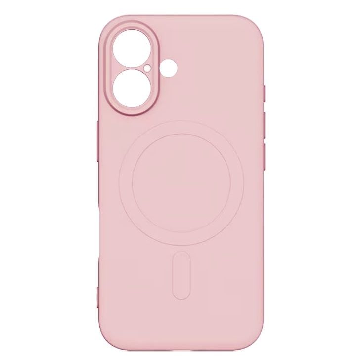Husa Smooth Guard MagSafe pentru iPhone 17, Antisoc, Incarcare Wireless, Silicon, Roz Engros